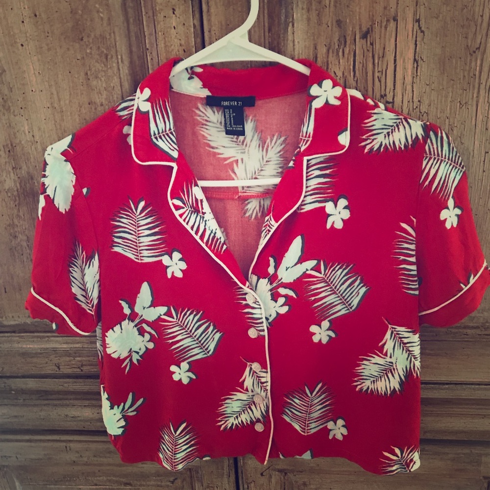 Retro Hawaiian ladies shirt